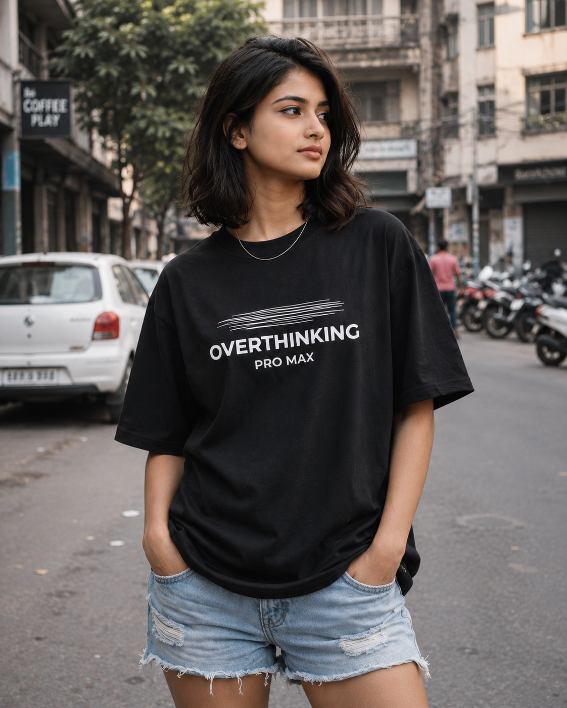 Overthinking Pro Max Oversized T-Shirt